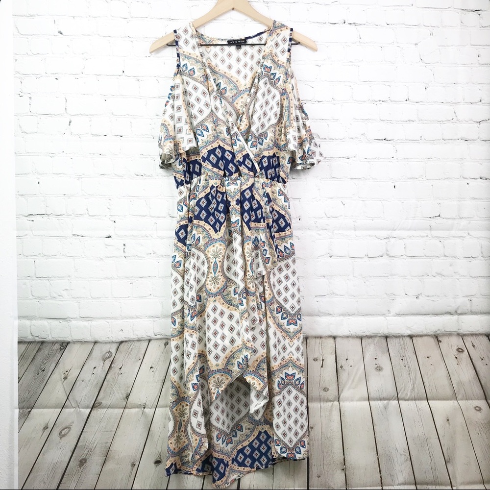 As U Wish Tribal Print Dress